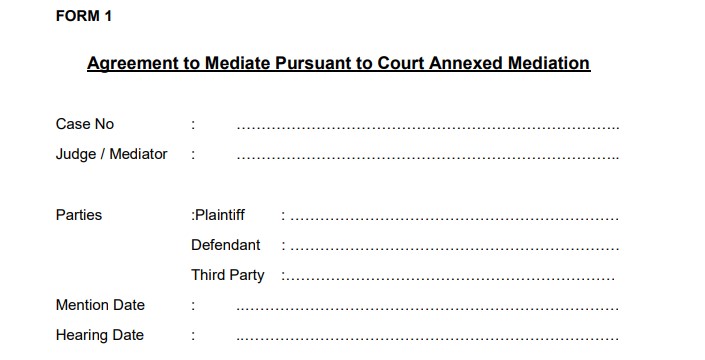agreement form